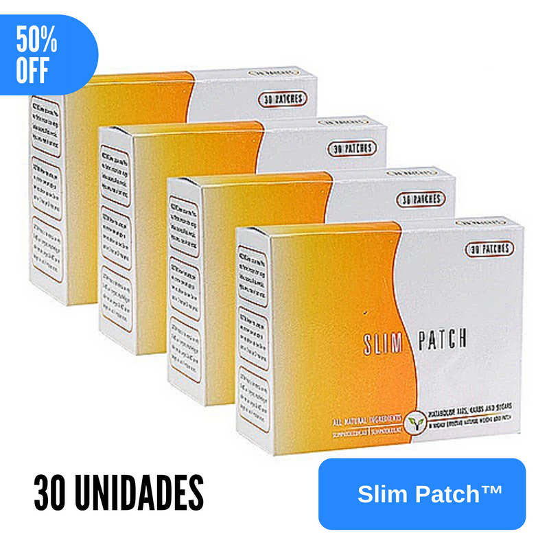 Slim Patch™ ORIGINAL - Adesivo Detox Para Emagrecimento - 100% Natural