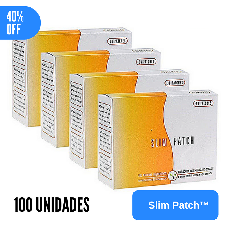 Slim Patch™ ORIGINAL - Adesivo Detox Para Emagrecimento - 100% Natural
